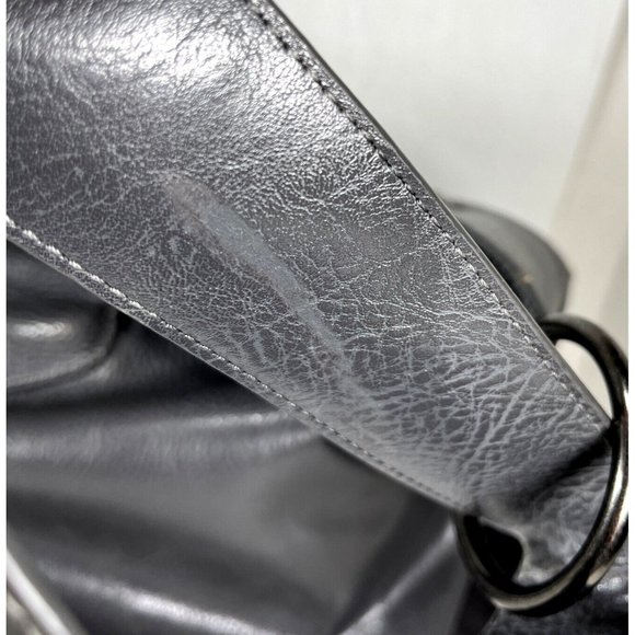 Matt and Nat Gray Vegan Faux Leather Large Shoulder Bag - Picture 8 of 12